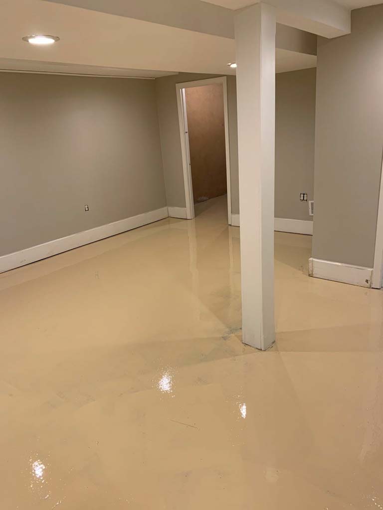 Epoxy Basement Floors — Franklin Ma