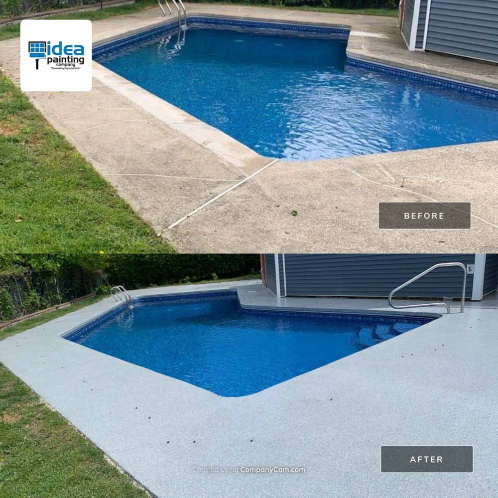 Pool Deck Coating — Quincy MA