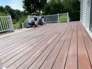 mahogany deck stain medfield ma img 3106